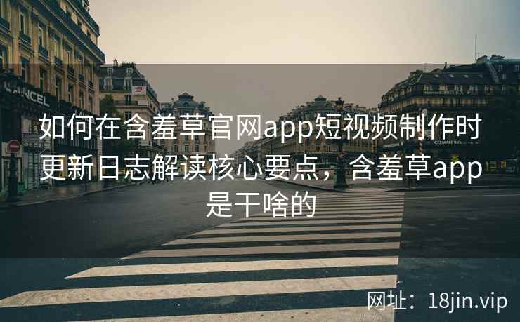 如何在含羞草官网app短视频制作时更新日志解读核心要点，含羞草app是干啥的