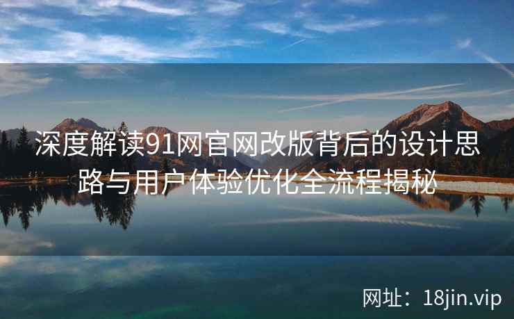 深度解读91网官网改版背后的设计思路与用户体验优化全流程揭秘